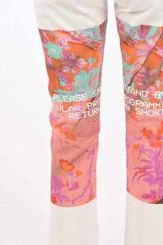 MM1 printed on the back regular jeans
