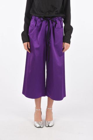 MM6 high waist cropped oversized pants
