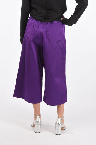 MM6 high waist cropped oversized pants