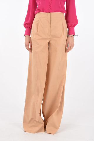 3 Pocket Single-pleated Palazzo Pants