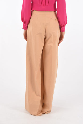 3 Pocket Single-pleated Palazzo Pants