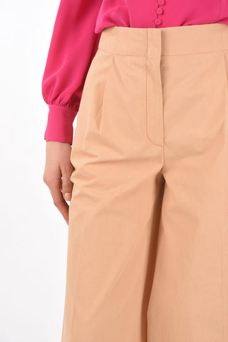3 Pocket Single-pleated Palazzo Pants