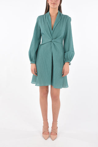 Jacquard Cotton and Silk KNOT Dress