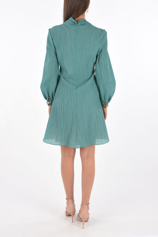 Jacquard Cotton and Silk KNOT Dress