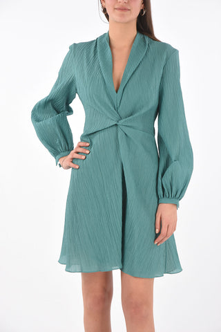 Jacquard Cotton and Silk KNOT Dress