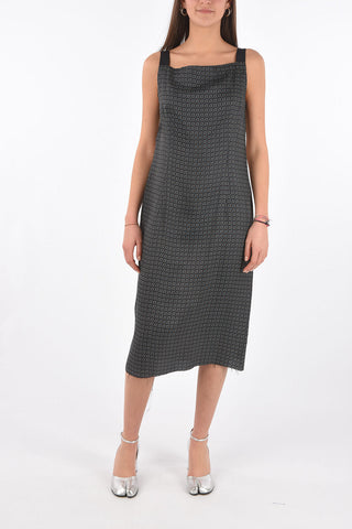 MM0 Geometric Patterned sleveless dress