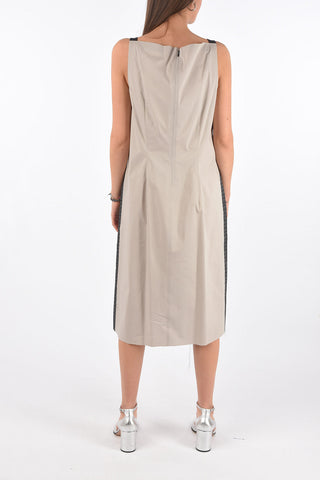 MM0 Geometric Patterned sleveless dress