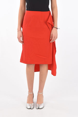 MM6 Side Zipped Asymmetric Skirt