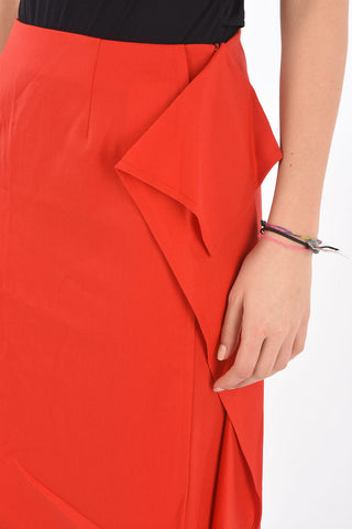 MM6 Side Zipped Asymmetric Skirt