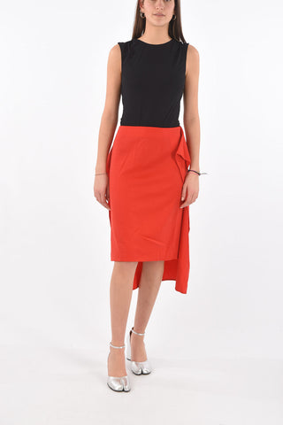 MM6 Side Zipped Asymmetric Skirt