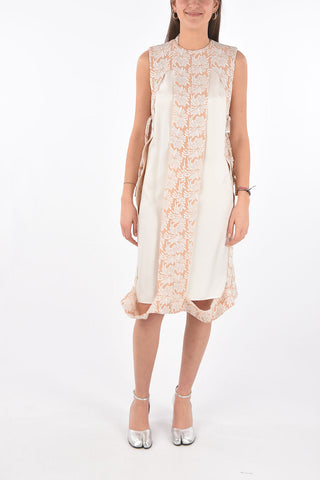 MM0 patterned dress with cut out details