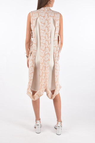MM0 patterned dress with cut out details