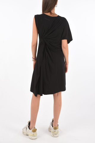 MM6 Vestito monospalla con nodo sul dietro