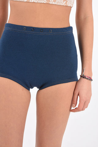 MM0 wool blend high-rise waist culotte