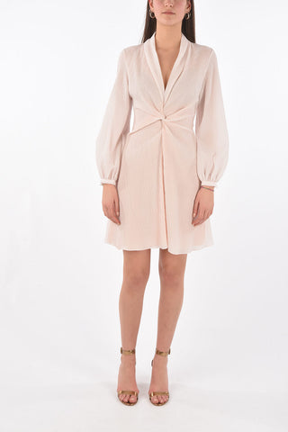 Jacquard Cotton and Silk KNOT Dress