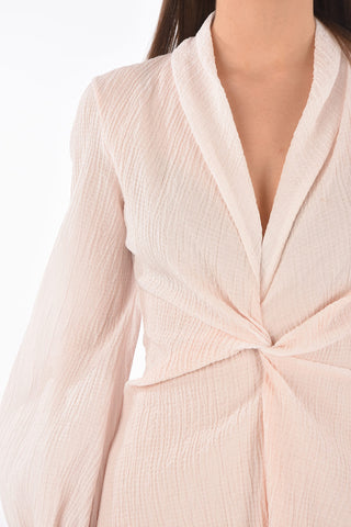 Jacquard Cotton and Silk KNOT Dress