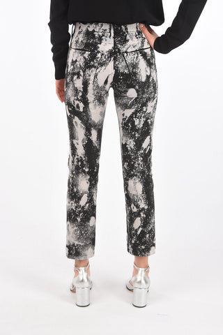 MM1 two-tone Mid-rise waist jeans