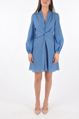Jacquard Cotton and Silk KNOT Dress