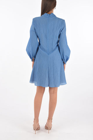 Jacquard Cotton and Silk KNOT Dress