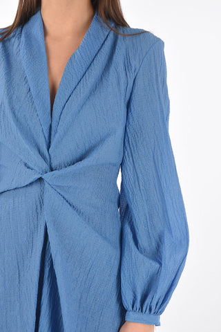 Jacquard Cotton and Silk KNOT Dress