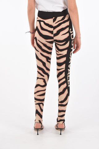 leggings stirrup con coulisse in vita