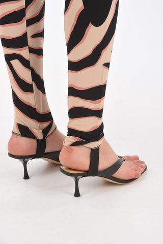 leggings stirrup con coulisse in vita