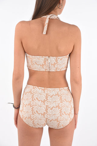 MM0 culotte e top halterneck a fantasia