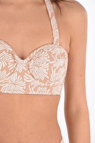 MM0 culotte e top halterneck a fantasia
