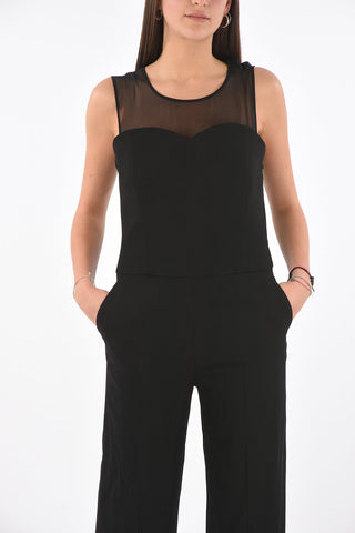 MM1 Corset Jumpsuit with Trompe L'oeil Effect