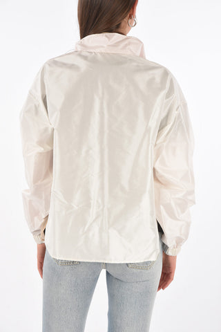 MM0 sheer shirt with Contrasting Bands