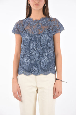 Top in Pizzo a Maniche Corte