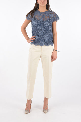 Top in Pizzo a Maniche Corte