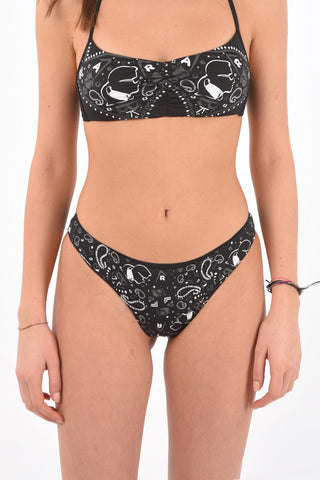 printed hipster bikini bottom