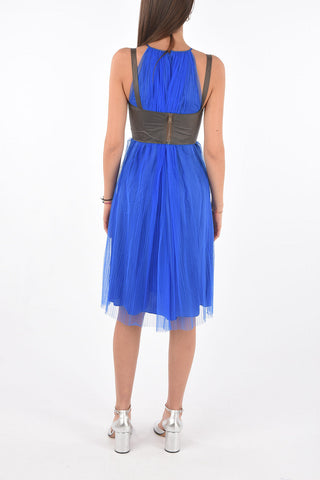 MM1 tulle knee lenght dress with corset top