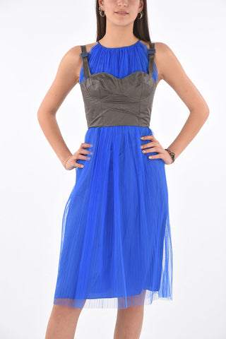 MM1 tulle knee lenght dress with corset top