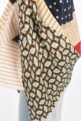 MM6 printed patchwork stole