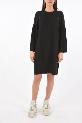MM1 knee lenght dress with zip details