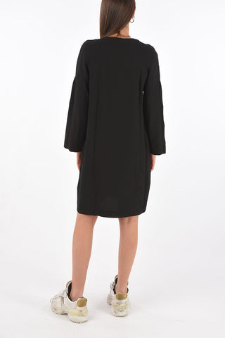 MM1 knee lenght dress with zip details