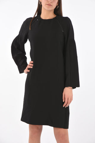 MM1 knee lenght dress with zip details