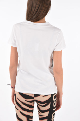 t-shirt girocollo stampata