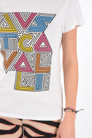 t-shirt girocollo stampata