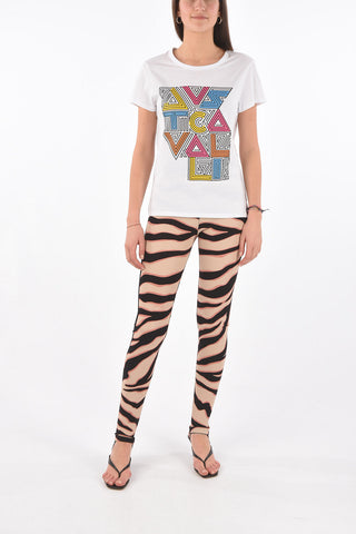t-shirt girocollo stampata