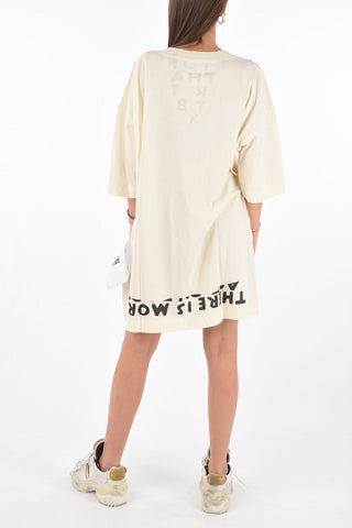 MM6 vestito oversized con scollo a V