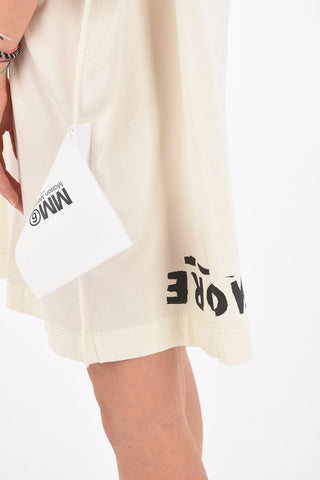 MM6 V-neck oversized Dress