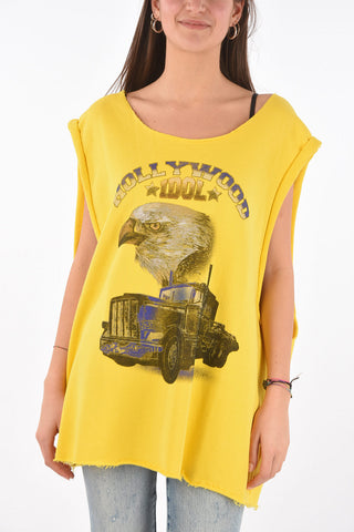 MM0 maxi printed Oversized sweatshirt