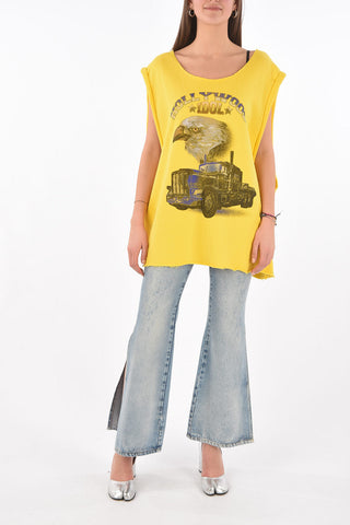 MM0 maxi printed Oversized sweatshirt