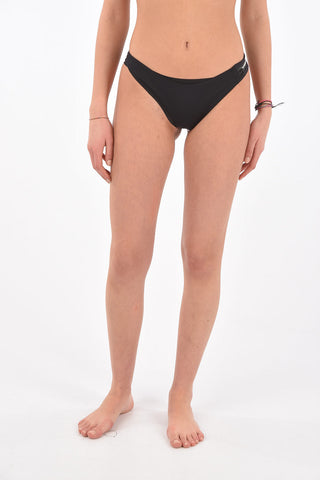 brazilian bikini bottom with zip detail