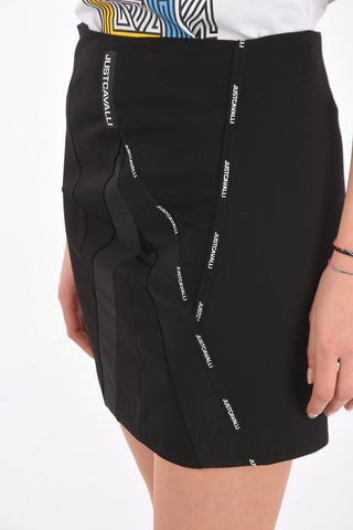 side-zip fastening mini skirt