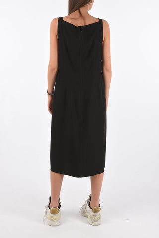 MM0 sleeveless dress with zip closure on the back