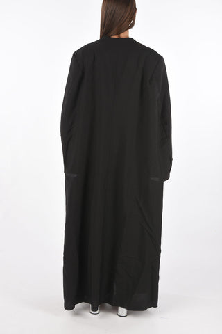 MM0 더블브레스트 코트 컷아웃 디테일